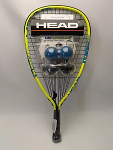 Paquete de bolas de raqueta Head MX Hurricane con gafas y (2) bolas de raqueta ¡NUEVO! - Imagen 1 de 4