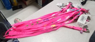 Hamilton Squiggles 3/8" x  14" Small Dog/Cat Collar PINK- Lot of 13 with 2 BONUS - Image 1 of 4
