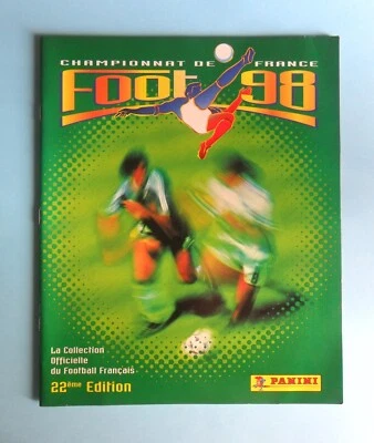 ALBUM PANINI FOOT 98 1998 VIDE EMPTY  LIGUE 1 FRENCH ISSUE soccer - Photo 1/4