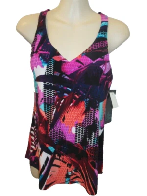 Tankini para mujer verde aguamarina espalda cruzada rosa naranja aguamarina S 4/6 nuevo Foto 1 de 3