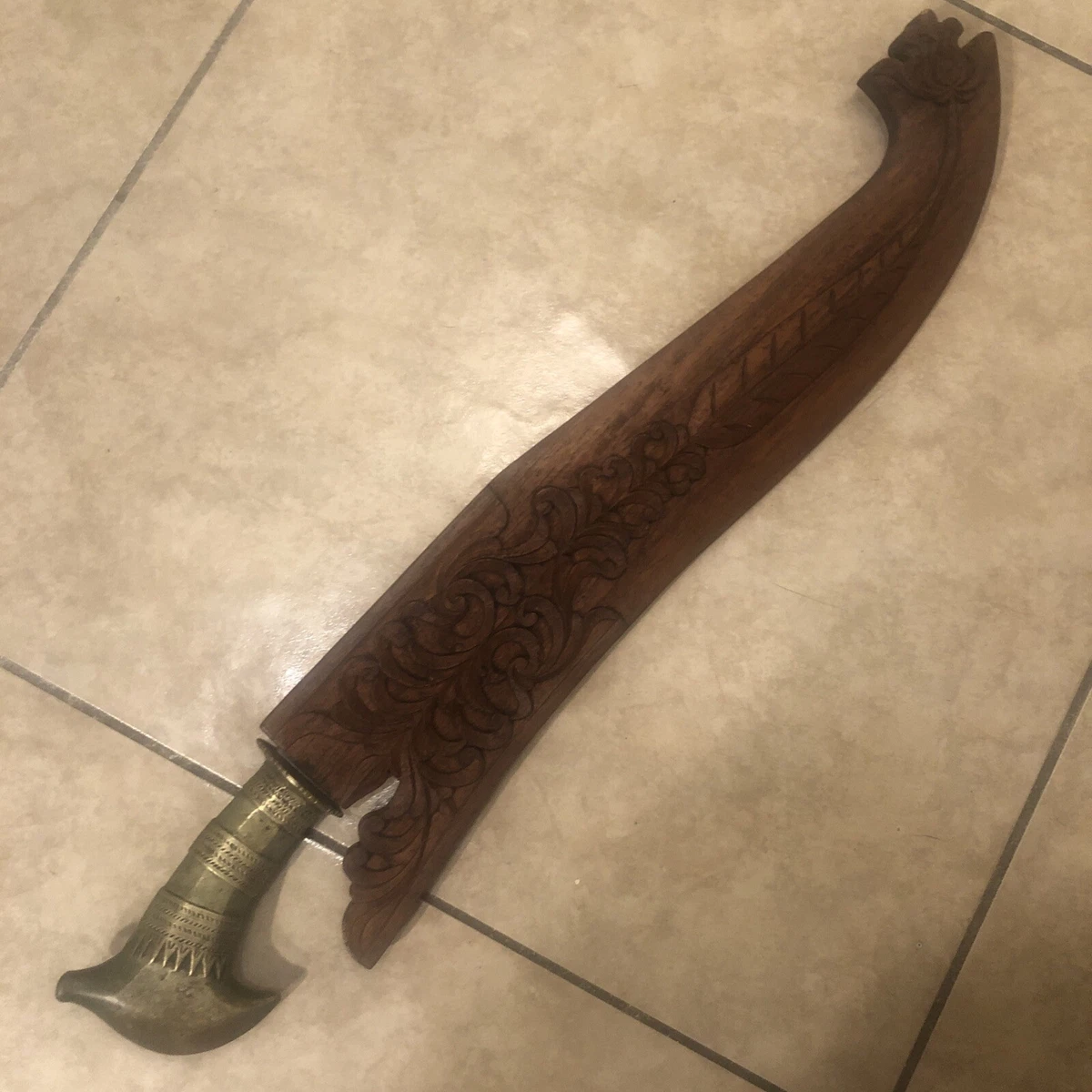 フィリピ－ナス ミンダナオ島、アンティーク飾小刀、 750041722.jpg?sw