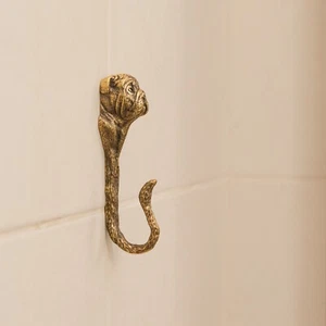 English Bulldog Wall Hook for Hanging Dog Leashes, Towels, Clothes, Keys - Picture 1 of 12