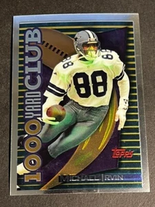 Club Michael Irvin Cowboys 1994 Topps cromado 1.000 yardas #14 - Imagen 1 de 2