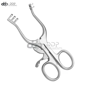 Instrumentos quirúrgicos de acero inoxidable con clavija retractor 4" roma 2X3 clavija - Imagen 1 de 3