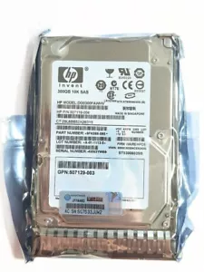 New HP 652564-B21 653955-001 300GB 10K 2.5" SAS 6G DUAL PORT SC HDD Hard Drive - Picture 1 of 4