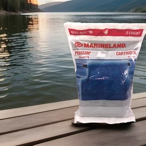 MARINELAND  (3 Count) RITE SIZE Power Filter Cartridge ~ Fits PENGUIN 75 and 100 - Picture 1 of 2