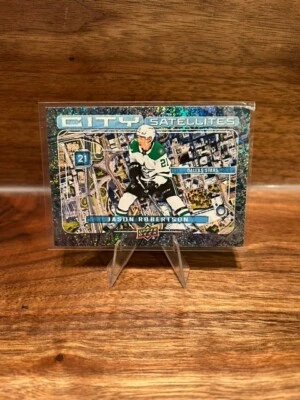 Jason Robertson-City Satellites Speckle-Stars-Upper Deck S1 2024-25 #CS-14 - Image 1 of 2