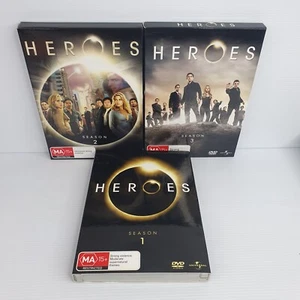 Heroes: The Complete Series Seasons 1-3 (1, 2, 3) DVD Region 2,4,5 VGC Free Post - Picture 1 of 4