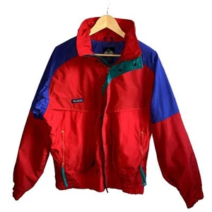 Herren Vintage Columbia Powder Keg Color Block Jacke Mantel Ski Größe M - Bild 1 von 8