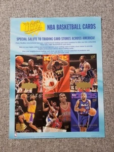 1995-96 FLEER ULTRA BASKETBALL PROMO SHEET OF 6 BLAYLOCK OLAJUWON STACKHOUSE - Picture 1 of 2