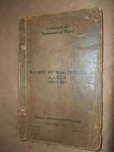 Vintage Catalog & Price List Box Forming Machine 1947 Industry - Imagen 1 de 5