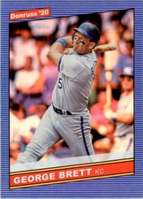 2020 Donruss Holo Blue #229 George Brett RETRO