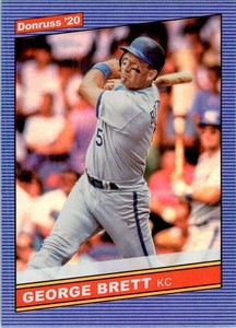 2020 Donruss Holo Blue #229 George Brett RETRO