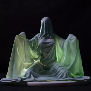 Chi Yu Studio Ghost In Bed with Lighting Limited Painted Model Art Toy New Stock - Picture 1 of 6