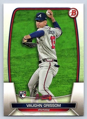 VAUGHN GRISSOM  BRAVES  RC 2023 BOWMAN #42 - Image 1 of 2