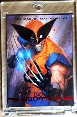 1993 Marvel Masterpieces Karte 6 Vielfraß. - Bild 1 von 3