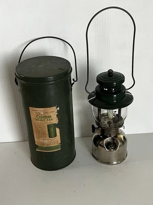 Vintage Coleman 242B Single Mantle Lantern & Coleman Handy Pail Can - Image 1 of 4
