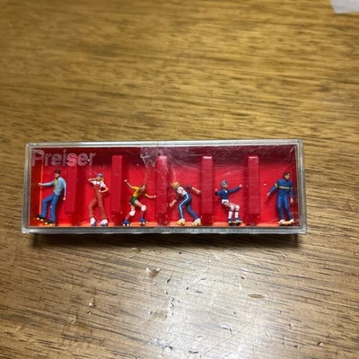 Pattini a rotelle Preiser 10074? Sfondo panoramico HO (1/87) rifinito dipinto - Immagine 1 di 2