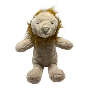 Tan Lion Plush Stuffed Animal Brown Sewn Eyes Baby Lovey - Picture 1 of 5