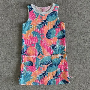 Vestito Lilly Pulitzer Bambina Classico Cambio in Multi Goombay Schiacciato Ridotto XL - Foto 1 di 7