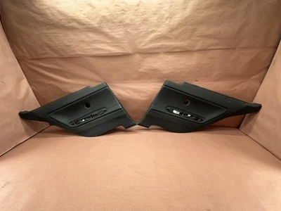 BMW E46 330CI Rear Interior Black Lateral Trim Panel Pair Coupe OEM 115K Miles - Image 1 of 4