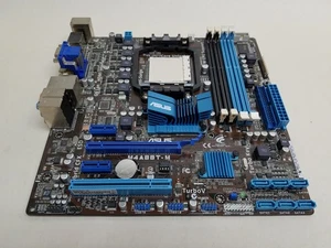 Placa Base Asus M4A88T-M Socket AM3 DDR3 SDRAM Para Escritorio - Imagen 1 de 4