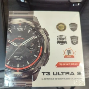 2025 KOSPET TANK T3 Ultra2 Smart Watch Men GPS IP69K Waterproof Rugged Military - Photo 1 sur 2