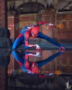 Cool PS4 Advanced Spider-man Bodysuit Cosplay Costume Spiderman Props Halloween - Picture 1 of 6