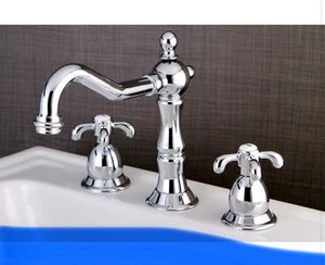 Brass KS1971TX French Country 1.2 GPM Widespread Bathroom Faucet - Chrome - Picture 1 of 17