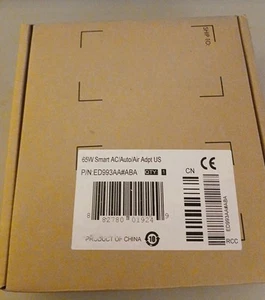 NEW/Genuine HP Smart Pin 65W AC/DC Auto/Air Combo Adapter - Picture 1 of 3