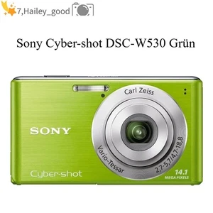 Sony Cyber-shot DSC-W530 Digitalkamera 14,1 MP 4-fach optischer Zoom Grün - Picture 1 of 16
