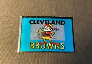 1960 Topps Football Metallic Sticker CLEVELAND BROWNS - Picture 1 of 4