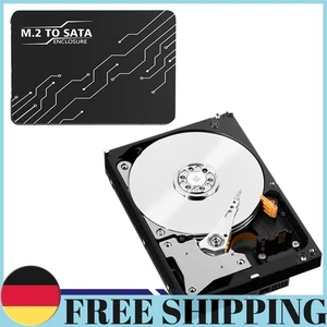 M.2-auf-2,5-Zoll-SATA-Gehäuseadapter, nützlich für 2230 2242 2260 2280 M2 SSD - Afbeelding 1 van 12