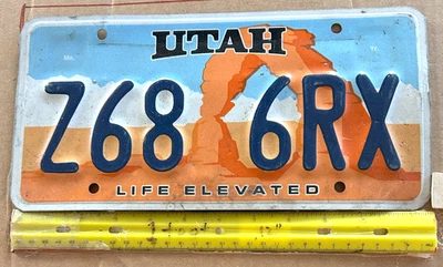 Matrícula, Utah, Life Elevated, Pasajero, Z68 6RX Foto 1 de 3