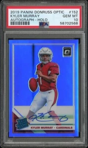 2019 Panini Optic Kyler Murray Rookie Auto Holo /99 PSA 10 Pop 6 - Picture 1 of 2