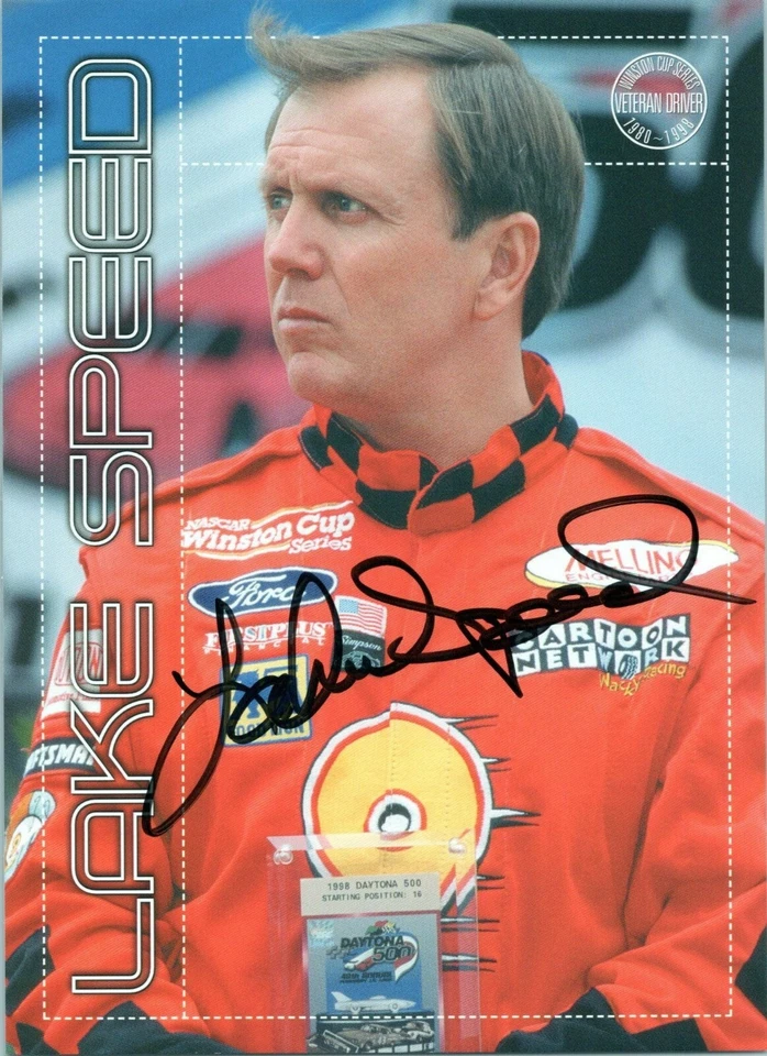 Foto autografiada firmada por Lake Speed de 5x7 Foto 1 de 1