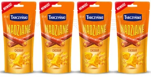 4 TARCZYNSKI NADZIANE Cabanossi Kabanos Smoked Sausages Snacks with Cheddar 95g - Picture 1 of 6