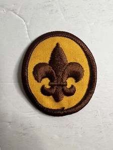 Vintage BSA Patch: Scout Rank  plastic back Boy Scouts Of America Badge - Picture 1 of 5