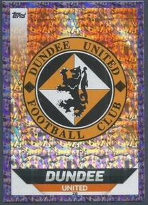 TOPPS MATCH ATTAX SPL-2018-19- #235-DUNDEE UNITED TEAM BADGE-SILVER FOIL - Picture 1 of 1