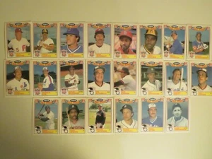 Juego de 22 cartas comerciales Topps Glossy All Star 1984 - casi nuevo/m más bonificación - Imagen 1 de 3