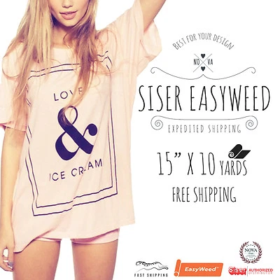 Siser Easyweed 15" x 10 Yards ** FREE SHIPPING! ** SELECT UP TO 10 COLORS