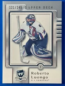 2006-07 Upper Deck The Cup Roberto Luongo 121/249 #89 Canucks Panthers HOF - Bild 1 von 3