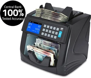 Note Counter Machine Money Currency Banknote Cash Counting Detector Mixed ZZap - Picture 1 of 13