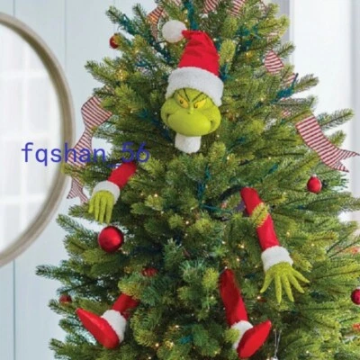 El Grinch Árbol de Navidad Decoraciones Plástico Navidad Regalos Colgante Decoración Foto 1 de 4