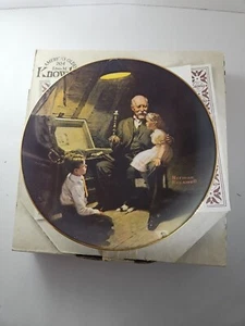 1983 Norman Rockwell "Opas Schatztruhe" Sammlerteller Knowles  - Bild 1 von 6