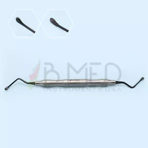 Curette dentali Lucas seghettate 86S titanio parodontale chirurgica ossea - Foto 1 di 5
