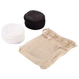 22pcs Wattepads Gesichtspads Abschminkpads Waschbar mit Wäschesack - Bild 1 von 5