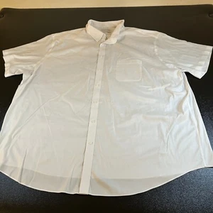 Roundtree Yorke Gold Label Non-Iron Perfect Performance Button Up Shirt Mens 4XB - Picture 1 of 8