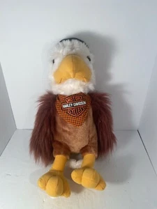 Vintage 17 Zoll große 1998 Harley Davidson Eagle Plüschpuppe Motorrad Harley Maskottchen - Bild 1 von 4