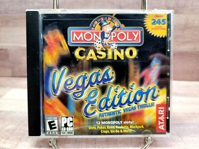 Monopoly Casino Vegas Edition Computer PC Game Slot Gamble 245 Variations 2001 - Image 1 of 4